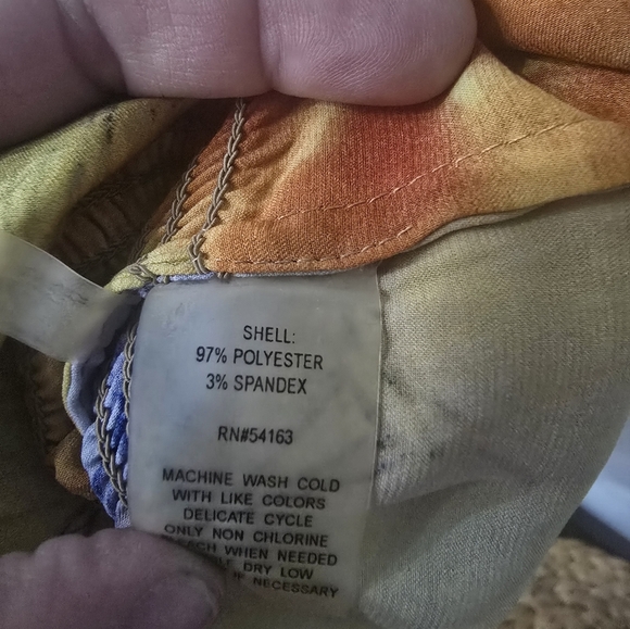 Calvin Klein Colorful Women's Blouse, Size XL - Picture 5 of 5